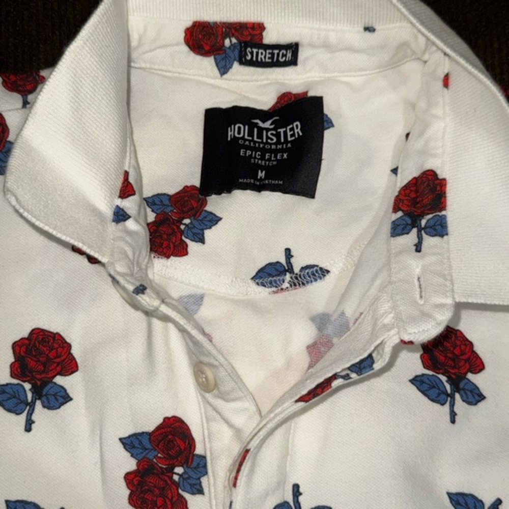 Hollister Polo I “Epic Flex Stretch Fabric I Size M